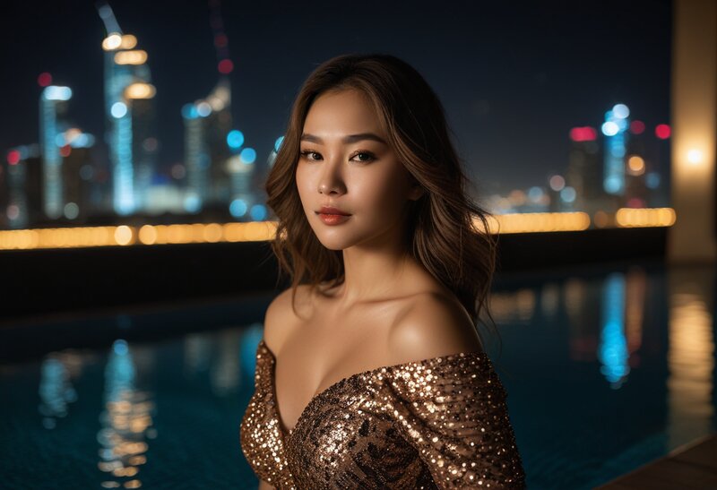 穿过冬夜